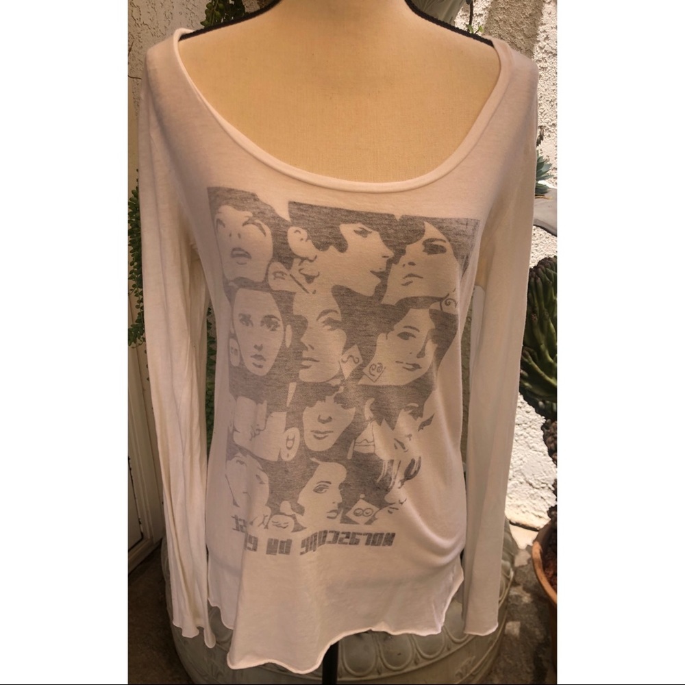 Curio Nine Vintage Long Sleeve Tee Large